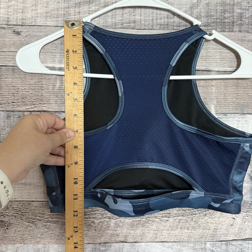 Nike Dri-FIT Swoosh DD1199-493 Women's Ashen Slate/Midnight Navy Sports Bra S - Picture 5 of 6